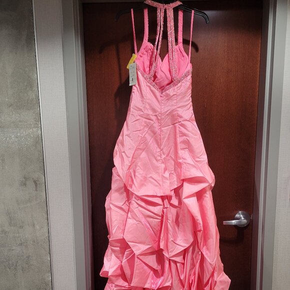 Serena 3150 Pink Prom Dress Size 2 - Picture 5 of 8